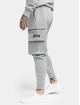 Sik Silk Спортивные брюки Cuffed Cargo серый