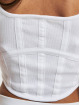 Sixth June Hihattomat paidat Knit Crop valkoinen
