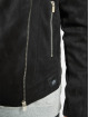 Sixth June Lightweight Jacket Regular Perfecto Suede Fabric black