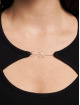 Sixth June Longsleeve Ribbed Crop Top W/ Jewel zwart
