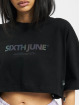 Sixth June T-Shirt Elastic Crop schwarz