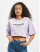 Sixth June T-Shirt Elastic Crop violet