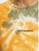 Sixth June Top Spiral Crop orange