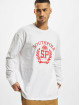 Southpole Camiseta de manga larga College blanco