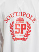 Southpole Camiseta de manga larga College blanco