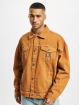 Southpole Denim Jacket Script Cotton brown
