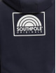 Southpole Felpa con cappuccio Square Logo blu