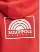 Southpole Hoodie Square Logo röd