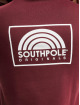 Southpole Hoody Square Logo rood