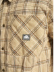 Southpole Kurtki przejściowe Flannel Quilted Shirt bezowy