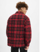 Southpole Kurtki przejściowe Flannel Quilted Shirt czerwony