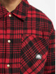 Southpole Kurtki przejściowe Flannel Quilted Shirt czerwony