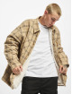 Southpole Lightweight Jacket Flannel Quilted Shirt beige