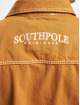 Southpole Lightweight Jacket Script Cotton brown