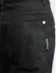 Southpole Loose Fit Jeans Turn Up Denim black