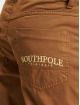 Southpole Látkové kalhoty Script Twill hnědý