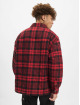Southpole Prechodné vetrovky Flannel Quilted Shirt èervená