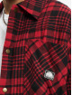 Southpole Prechodné vetrovky Flannel Quilted Shirt èervená