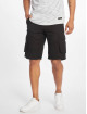 Southpole Shorts Belted Cargo Ripstop schwarz