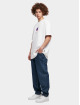 Southpole Slim Fit Jeans Spray Logo Denim blau