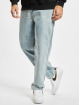 Southpole Slim Fit Jeans Spray Logo Denim Slim Fit blauw