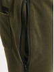Southpole Spodnie do joggingu Side Zipper Tech Fleece oliwkowy