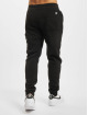 Southpole Sweat Pant Shiny Zipper Utility Fleece black