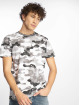 Southpole T-Shirt Camo & Splatter Print grey