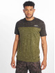 Southpole T-Shirt Color Block Tech olive