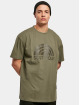Southpole T-Shirty Basic oliwkowy