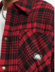 Southpole Übergangsjacke Flannel Quilted Shirt rot