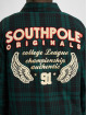 Southpole Veste mi-saison légère Flannel Application vert