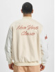 Staple College Jacket Staple X Nyof Fleece white