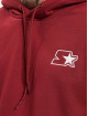 Starter Bluzy z kapturem Small Logo czerwony