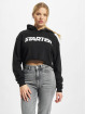 Starter Sweat capuche Ladies Cropped noir