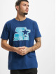 Starter T-Shirt Contrast Logo Jersey bleu