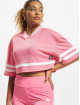 Starter T-Shirt Ladies Cropped Mesh Jersey pink