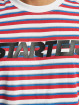 Starter T-Shirt Stripe Jersey rouge