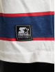 Starter T-Shirty Logo Striped bialy