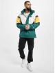 Starter Veste mi-saison légère Color Block Half Zip Retro vert