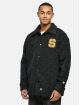 Starter winterjas Sherpa Shirt zwart