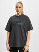 The Couture Club Camiseta Embroidered Overlayed Oversize negro