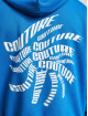 The Couture Club Felpa con cappuccio Distorted Circle Print Layered blu