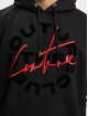 The Couture Club Felpa con cappuccio Circle Branded Logo nero