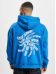 The Couture Club Hoody Distorted Circle Print Layered blauw