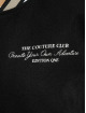 The Couture Club Letecká bunda Oversized Felt Panelled čern