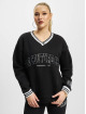 The Couture Club Sweat & Pull Chenille Oversized noir
