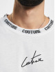The Couture Club T-shirt Repeat Jacquard Branded bianco