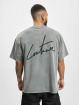 The Couture Club T-Shirt Signature Print grau