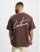 The Couture Club T-shirt Puff Print Signature marrone